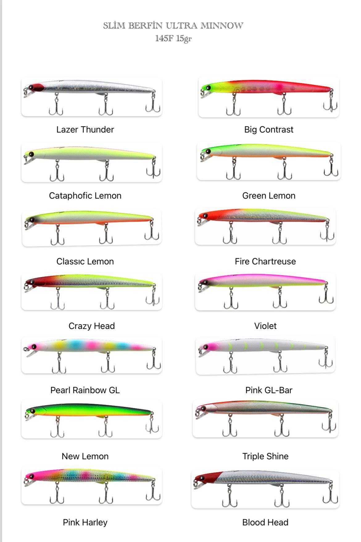 Sea Horse Slim Berfin 14.5 cm 15 gr Maket Yem