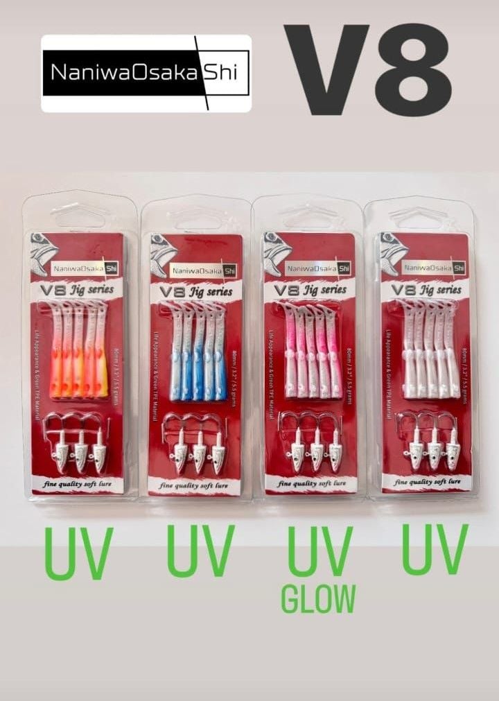 NaniwaOsakaShi V8 10cm 10gr Silikon Yem