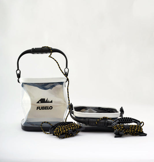 Fubelo Flar Katlanır Beyaz Balıkçı Kovası