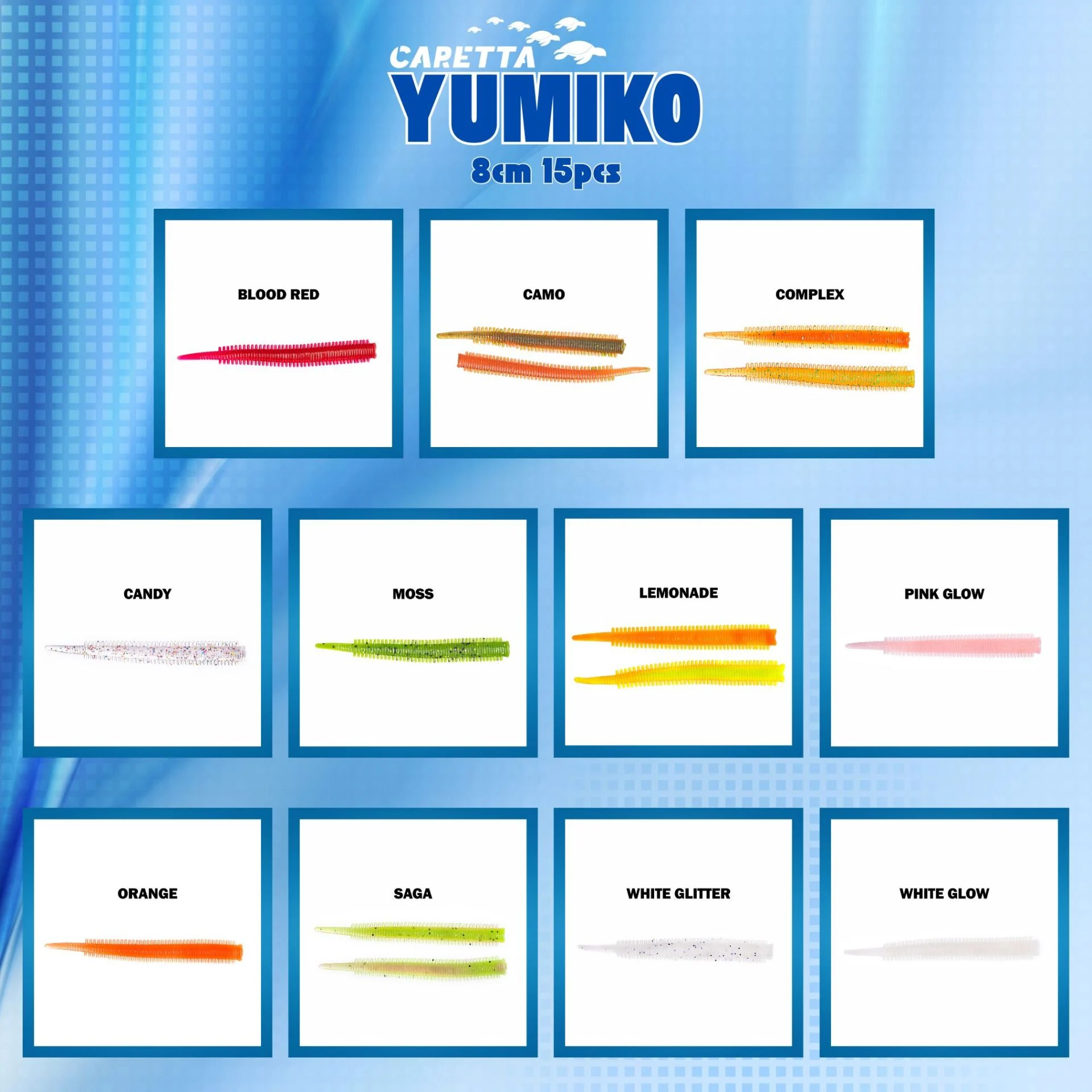 Caretta Yumiko 8cm Lrf Silikon Yem