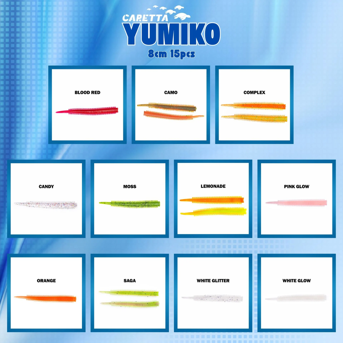 Caretta Yumiko 8cm Lrf Silikon Yem