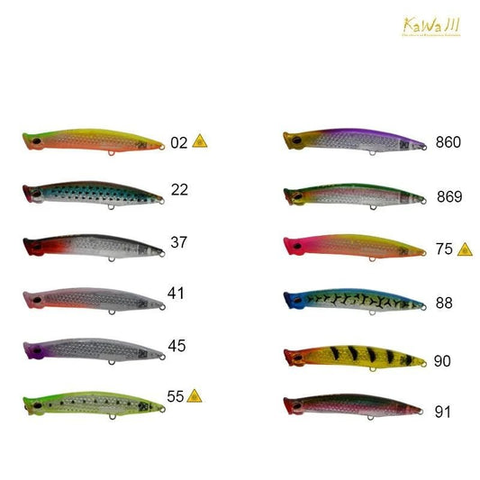 Kawa JIL Popping 9cm 8gr 3D Su Üstü Popper Maket Yem