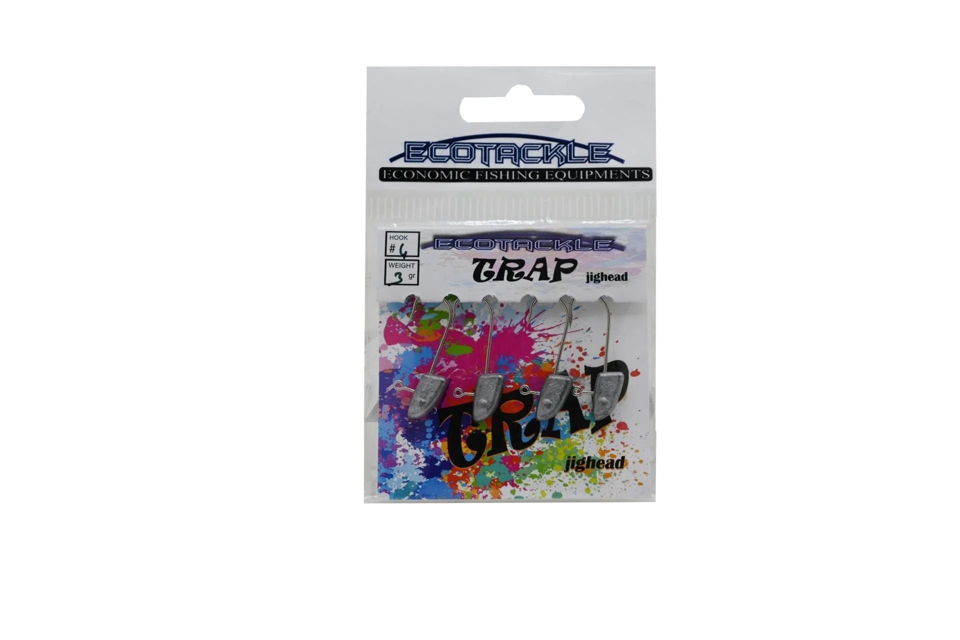 ECOTACKLE TRAP LRF JIGHEAD 4 PARÇA