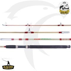 BAUER CRYSTAL 180CM İKİ PARÇA DOLGU ŞEFFAF OLTA KAMIŞI