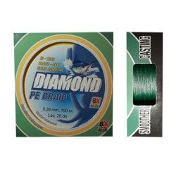 BAUER DIAMOND 8X PRE İP MİSİNA 100 MT 0,28MM