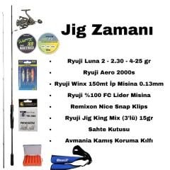 Eksiksiz Jig Olta Takımı Hazır Olta Seti