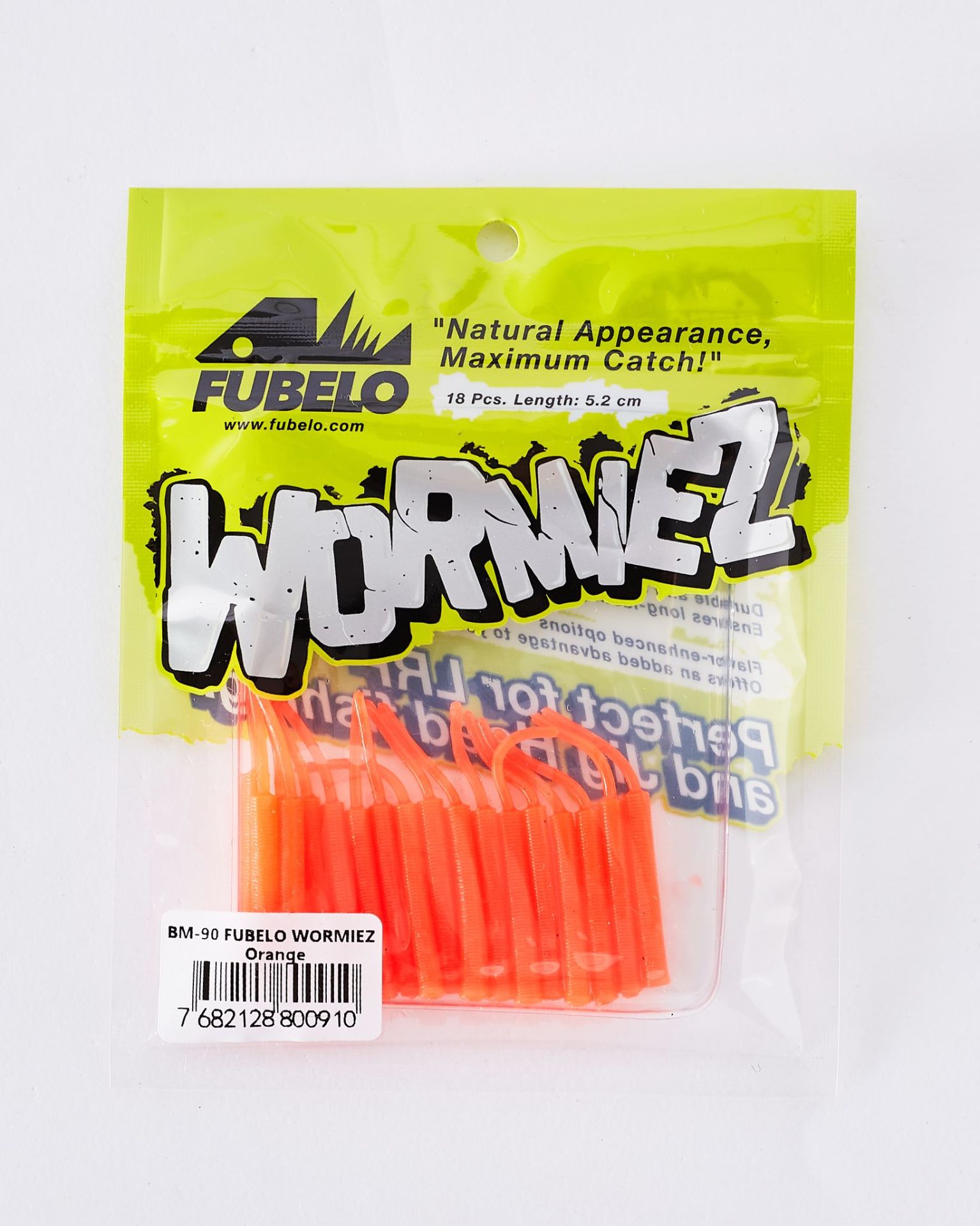 Fubelo Wormiez 5.2 cm Kokulu LRF Silikon Yem (18 Adet) orange