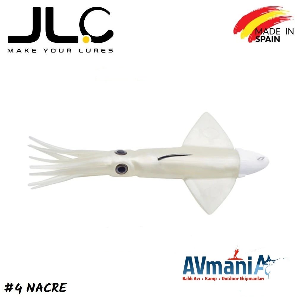 JLC Xipi Silikon Kalamar 180gr. 170mm #4 Nacre